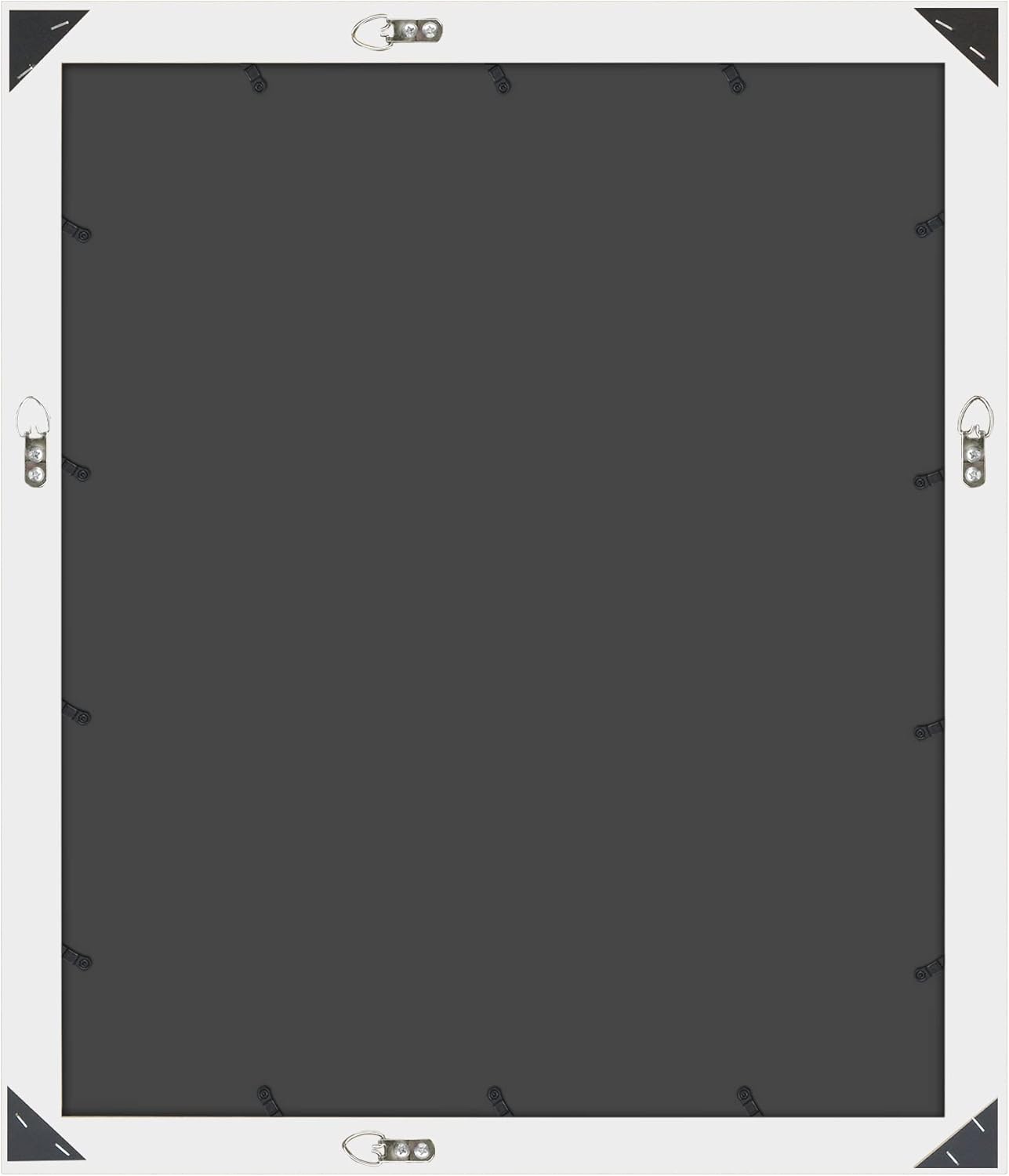 Americanflat – Marco para póster hecho de madera compuesta con plexiglás pulido, posición horizontal y vertical para pared, incluye herrajes para