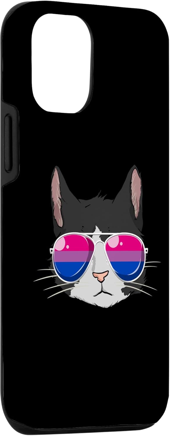 iPhone 1212 Pro Bisexual Cat Bi Sexual Gato Dueño de Mascotas LGBTQ Bisexual Case