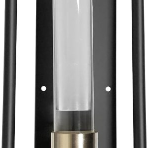 Dream lighting Lámpara de pared LED para casa rodante, 12 V, lámpara decorativa interior con interruptor de montaje en pared, negro mate, blanco Dream lighting Lámpara de pared LED para casa rodante, 12 V, lámpara decorativa interior con interruptor de montaje en pared, negro mate, blanco