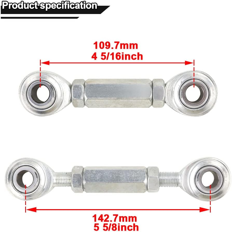 Xitomer Kit de eslabones de bajada de 4 pulgadas, ajuste ajustable para eslabones de suspensión CRF300L 2021 2022 CRF300 Rally de bajada ajustables