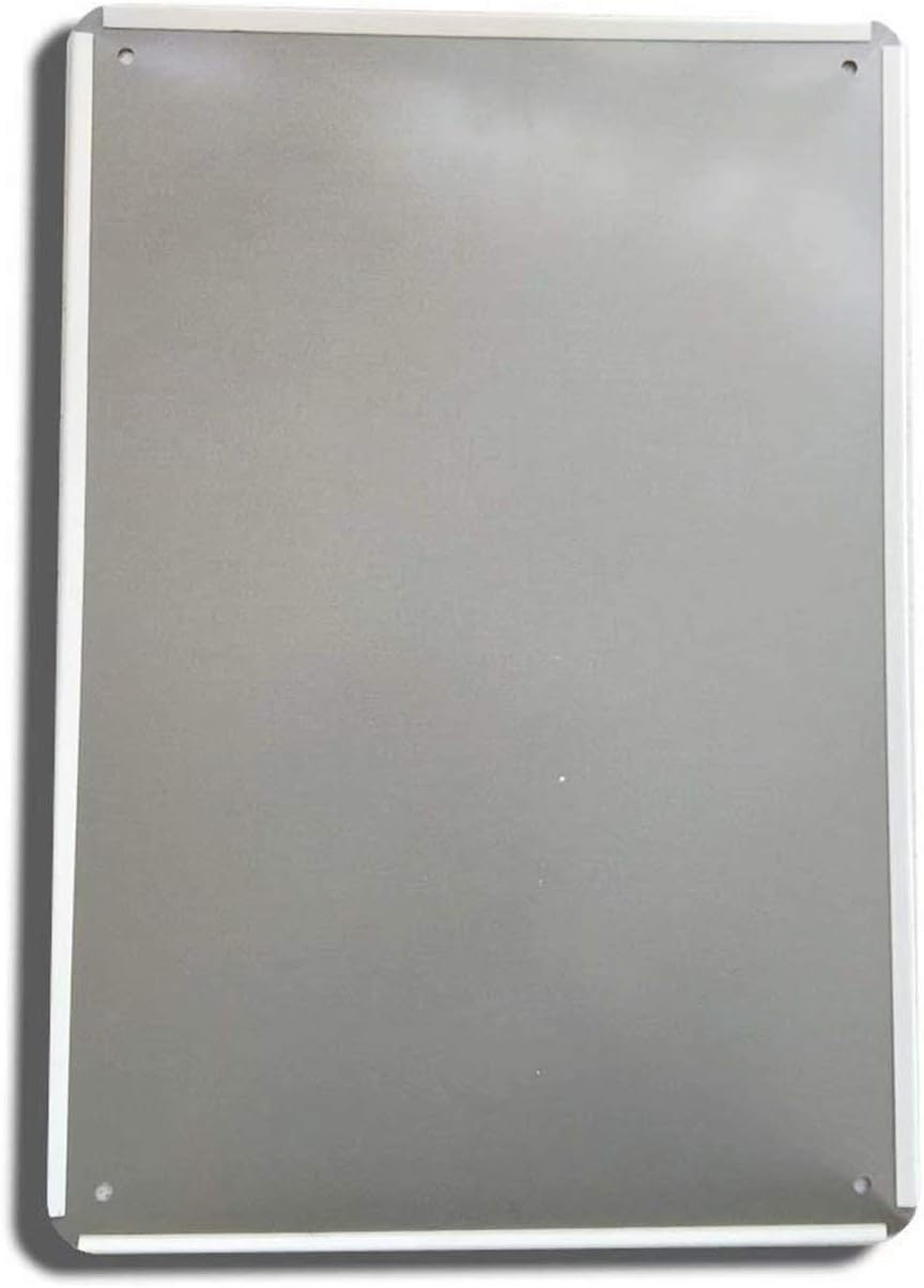 Póster de paraguas azul retro de hojalata para decoración de pared, letrero de metal, 8 x 12 pulgadas