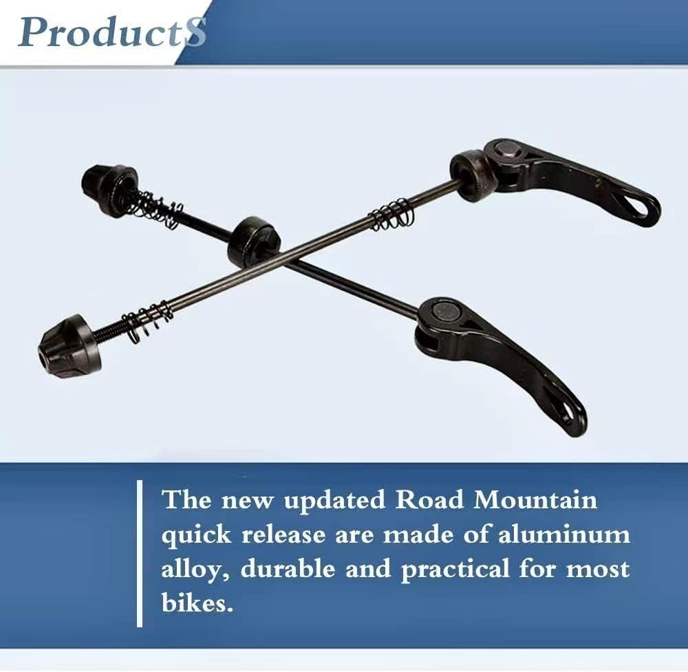 PINGTANYOUYU 1 par de bicicleta de montaña de carretera MTB rueda hub liberación rápida pinchos bicicleta delantera trasera bicicleta rueda cubo