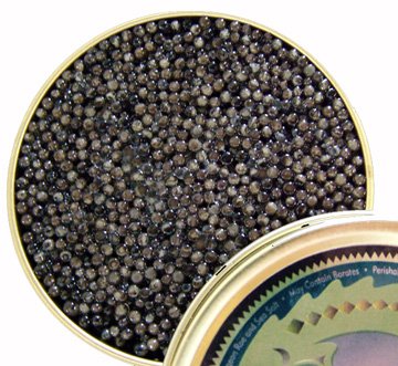 Caviar de esturión blanco del Pacífico “American Beluga” – Huevas cultivadas en Estados Unidos (2 onzas)