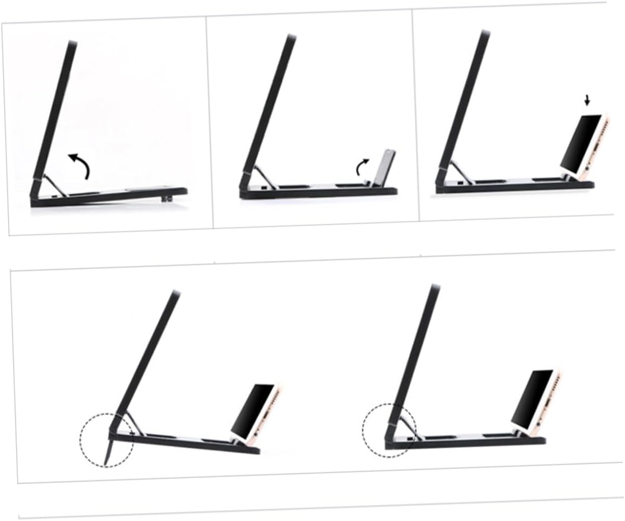 Hemobllo Soporte de teléfono para soporte de mano para amplificador de teléfono, soporte para teléfono celular, soporte para teléfono celular,
