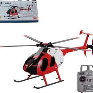Newcomer Helicóptero RC MD500 C189, modelo de avión 128 2.4G 4CH modelo de helicóptero de un solo rotor, juguetes de helicóptero remoto para niños y Newcomer Helicóptero RC MD500 C189, modelo de avión 128 2.4G 4CH modelo de helicóptero de un solo rotor, juguetes de helicóptero remoto para niños y