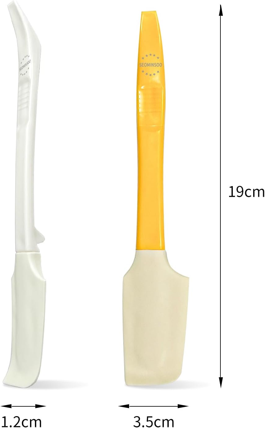 12 espátulas de silicona para esparcir mermeladas, raspador aplicador de mantequilla de maní, práctica espátula esparcidora de miel, espátula