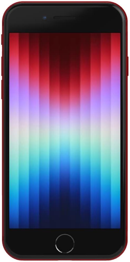 Apple iPhone SE de 3 generación, 64GB, rojo – GSM Carriers (renovado)
