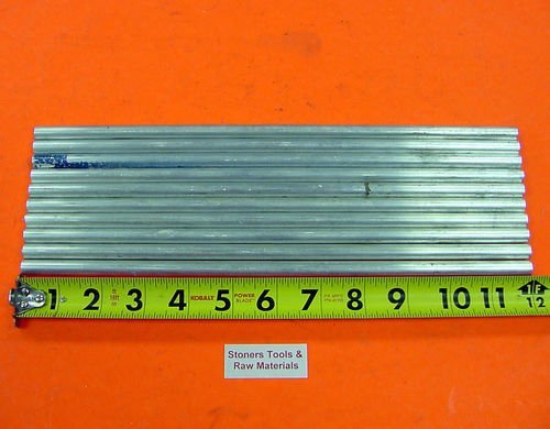 10 piezas 516 “aluminio redondo 6061 sólido extruido varilla 12″ largo T6511 nueva barra extruida stock 516″ diámetro +-.010”