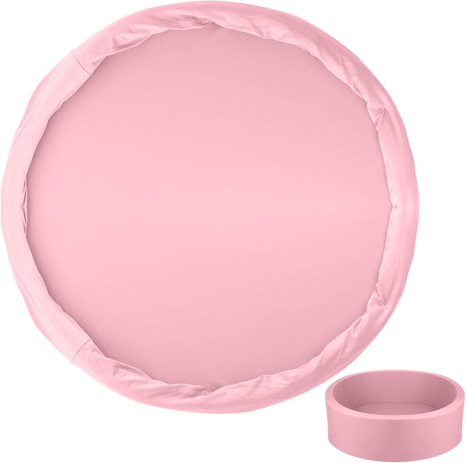 HARBOLLE Cubierta suave para pozo de pelotas para interior y exterior, solo regalo ideal para niños pequeños, color rosa