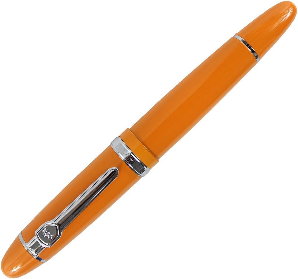 Expert Deluxe – Pluma estilográfica con estuche para bolígrafos, barril grande, color naranja