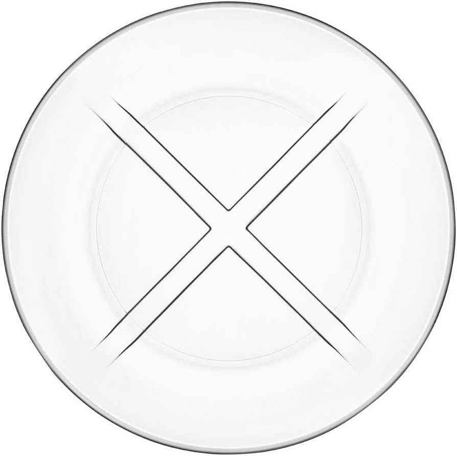 Kosta Boda Bruk – Plato para ensalada (7.67 pulgadas), transparente