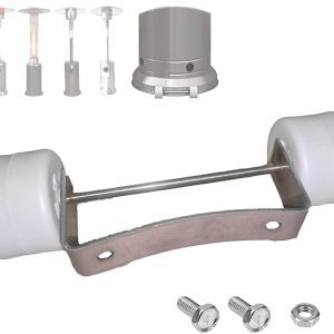 Spotimlody Juego de ruedas de repuesto para calentador de patio, tamaño único que se adapta a la mayoría de calentadores de patio de gas propano, Spotimlody Juego de ruedas de repuesto para calentador de patio, tamaño único que se adapta a la mayoría de calentadores de patio de gas propano,