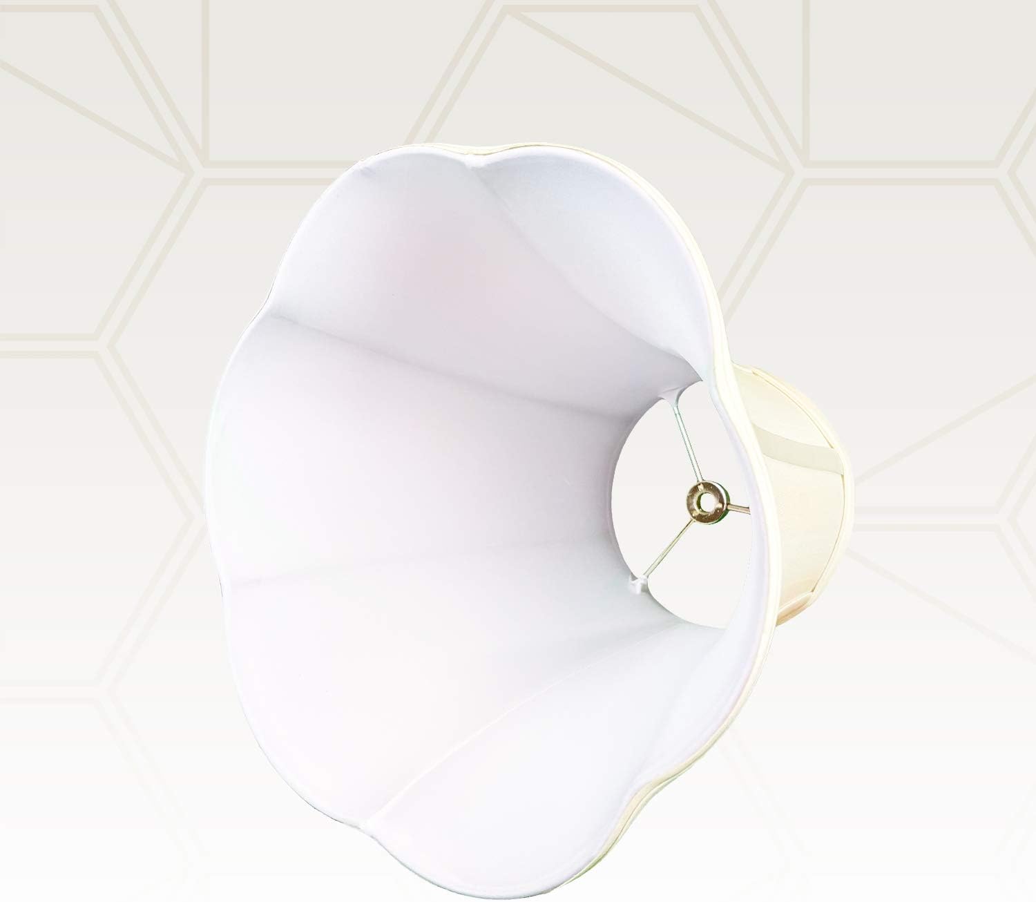 Royal Designs, Inc. BSO-703-10EG – Pantalla de campana festoneada inferior, 5 x 10 x 8.25, cáscara de huevo