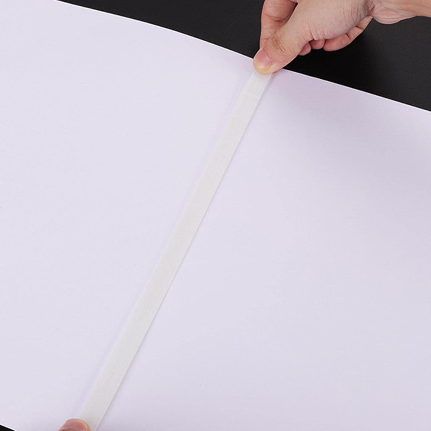 100 tiras de pegamento térmico de 0.079 in de ancho para reparación de encuadernación de libros, suministros de material de carpeta