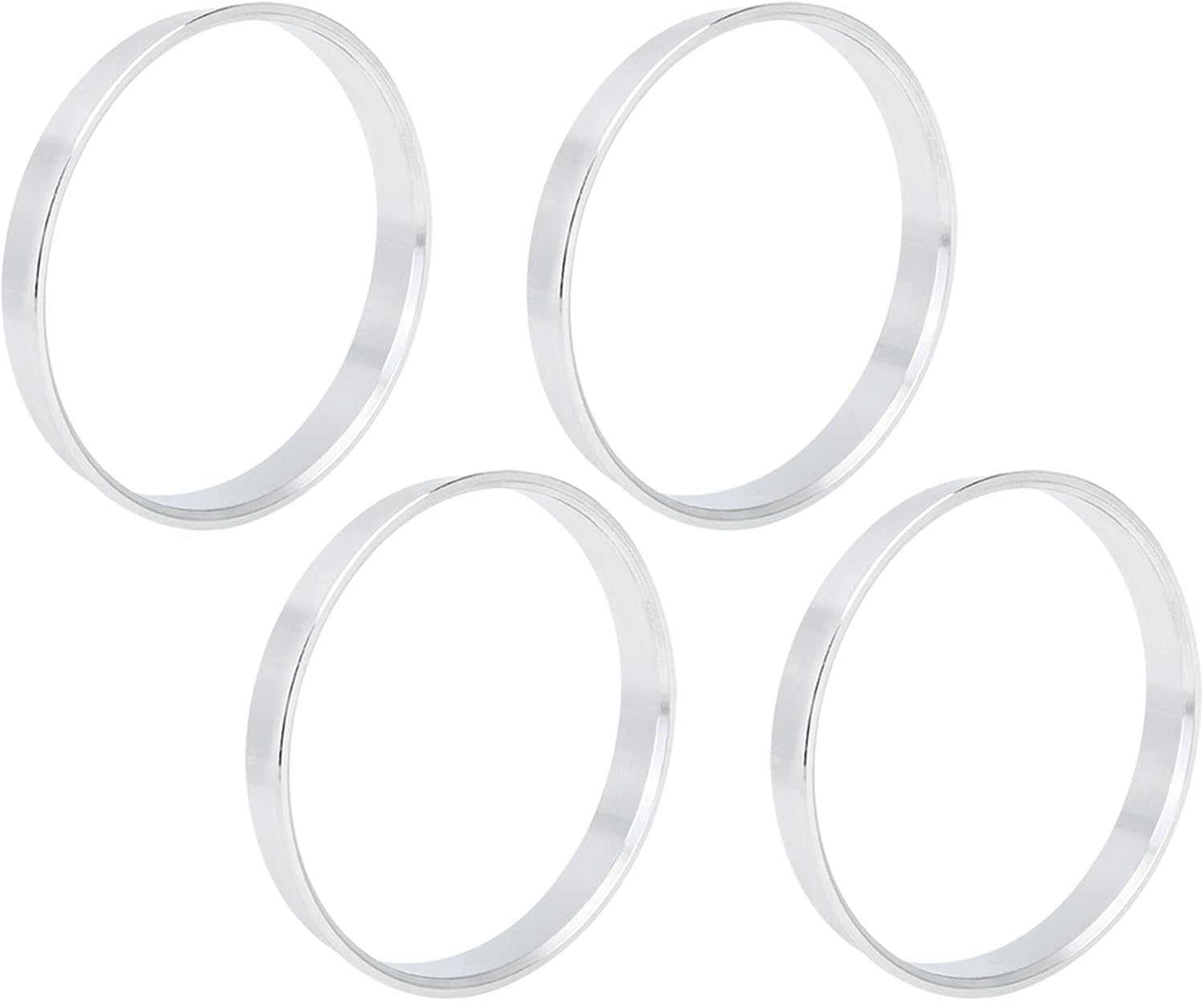 X AUTOHAUX 4pcs 72,6 a 2.760 in aleación de aluminio coche Hub Centric anillos rueda agujero espaciador