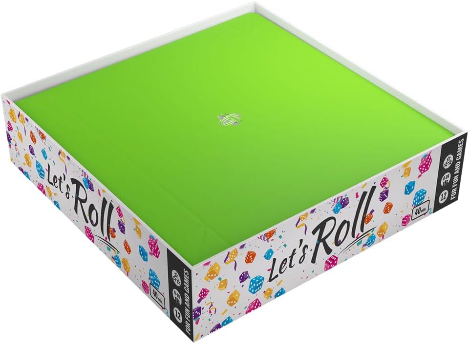 Bandeja magnética para dados – Toma el control de tu rollo! Bandeja de dados compacta y versátil para juegos de mesa y juegos de mesa, forma