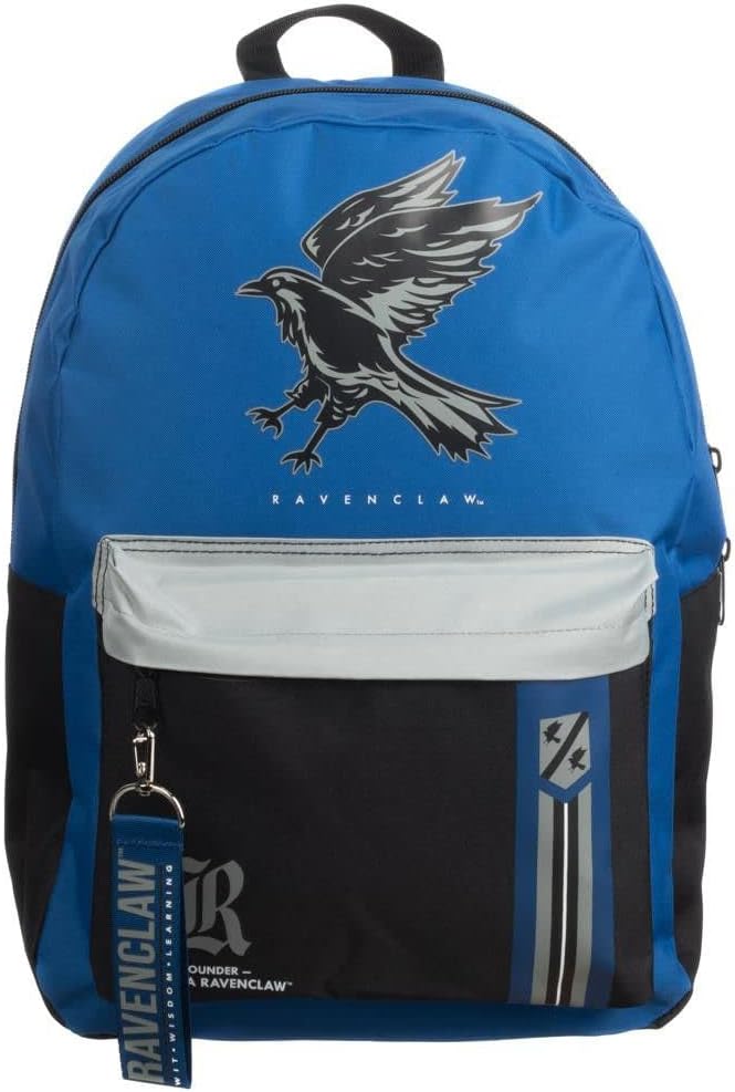 Bioworld Harry Potter Ravenclaw – Mochila para laptop de 16 pulgadas y cordón, Multi colorido, Personalizado