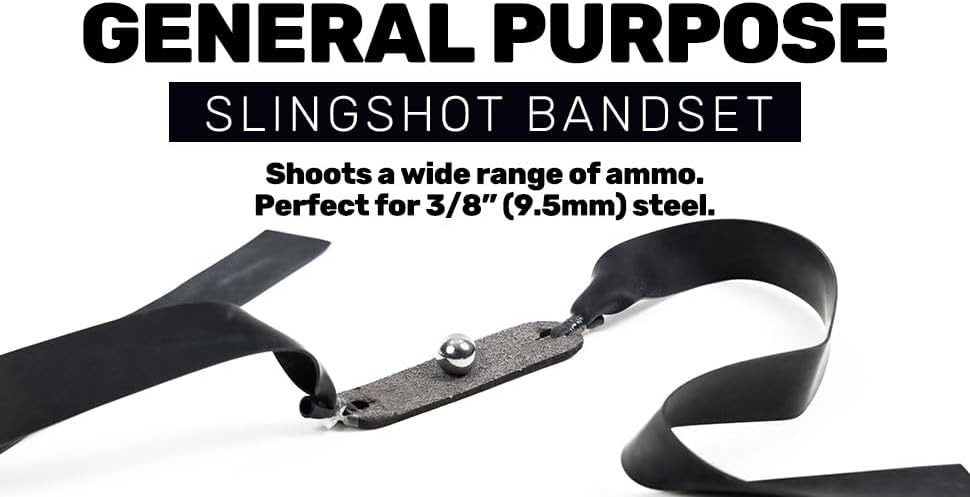 5pcs Slingshot Bandas Potente Profesional Caucho Elástico Catapulta Disparo Bandas Planas