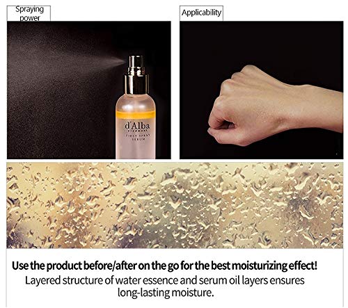 d’alba Piedmont d’alba Piedmont – Suero en aerosol de trufa blanca súper elasticidad, antienvejecimiento, hidratación profunda, suero facial para