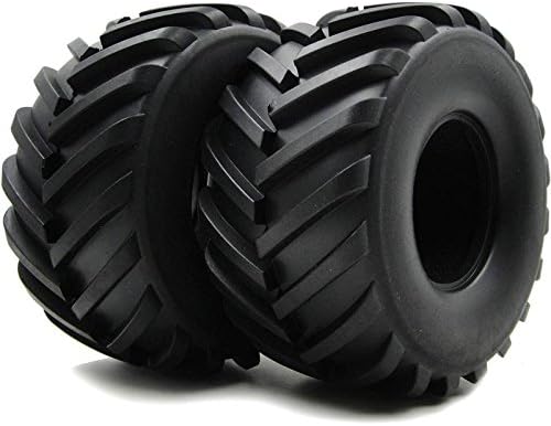 Neumáticos RC Soft 2.2 de altura de 5.118 in para Axial Capra Wraith Traxxas TRX4 Redcat Gen8 Monster Truck Mud Crawler Badland Terrain (paquete de