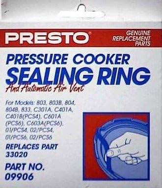 Presto Anillo de sellado de olla a presión con ventilación de aire