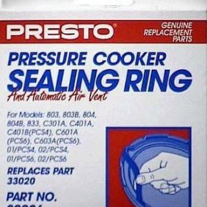 Presto Anillo de sellado de olla a presión con ventilación de aire Presto Anillo de sellado de olla a presión con ventilación de aire