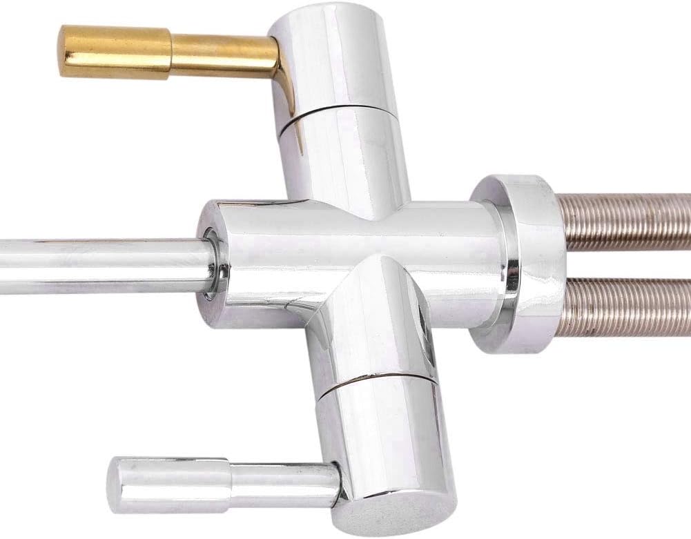 Grifo de fregadero de doble agujero, filtro de agua potable, 2 manijas para fregadero de cocina, ósmosis inversa cromada