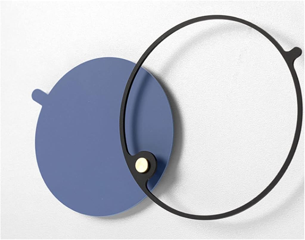 Reloj de pared – Reloj de pared moderno de 15 pulgadas con puntero acrílico único, silencioso, sin tictac, redondo, decorativo, de cuarzo, fácil de