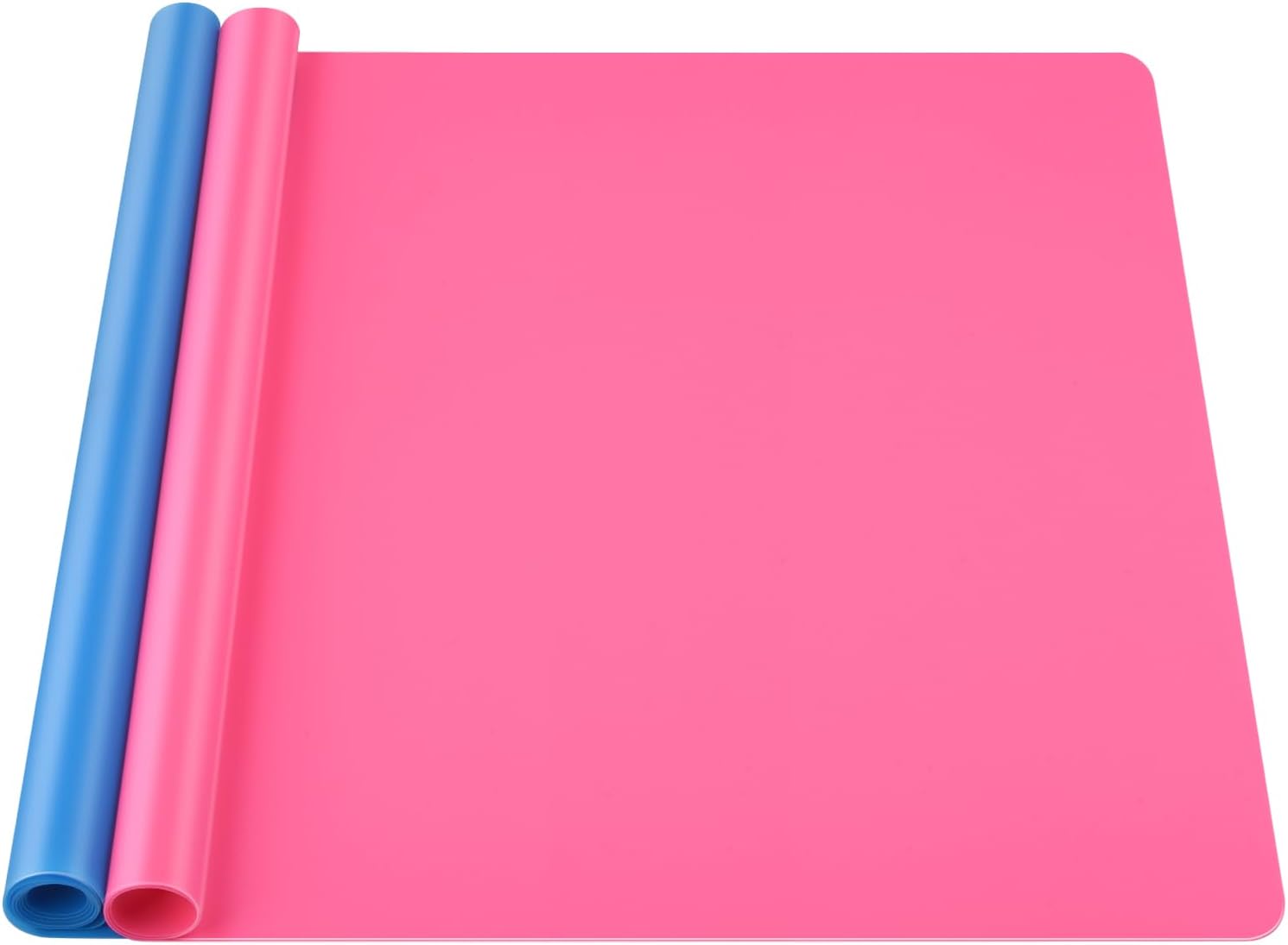IKOCO – Tapete de silicona grande, 23.6 x 15.7 pulgadas, tapete de silicona para manualidades de masa de juego y moldes de resina antiadherente,