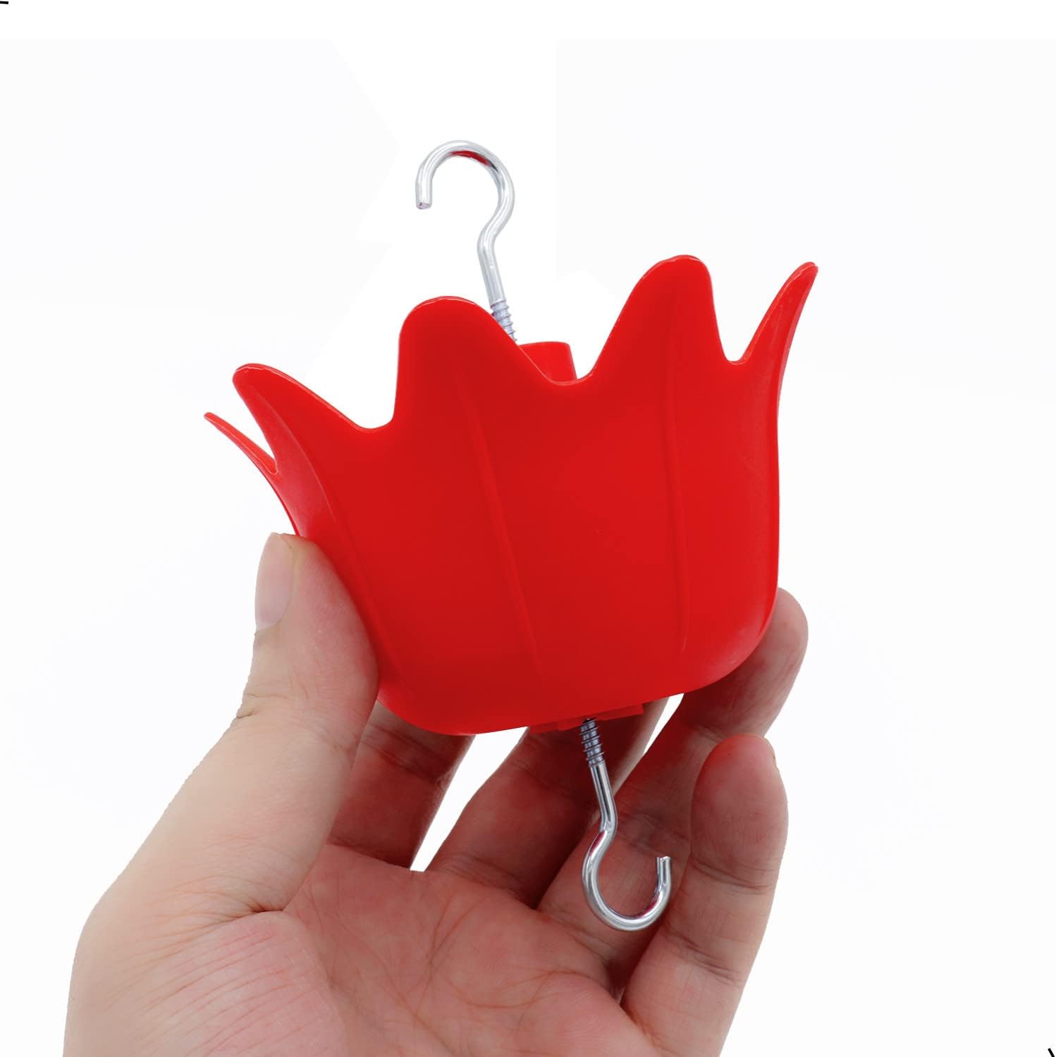 Foso de hormigas para comederos de colibríes, comedero colgante para colibríes y orientolas, ganchos de accesorios de comedero de pájaros de gran