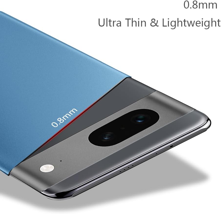 Bastmei Funda para Google Pixel 7 5G (2022), extremadamente ligera, ultra ligera, súper delgada, protección de cámara, carcasa de PC dura para
