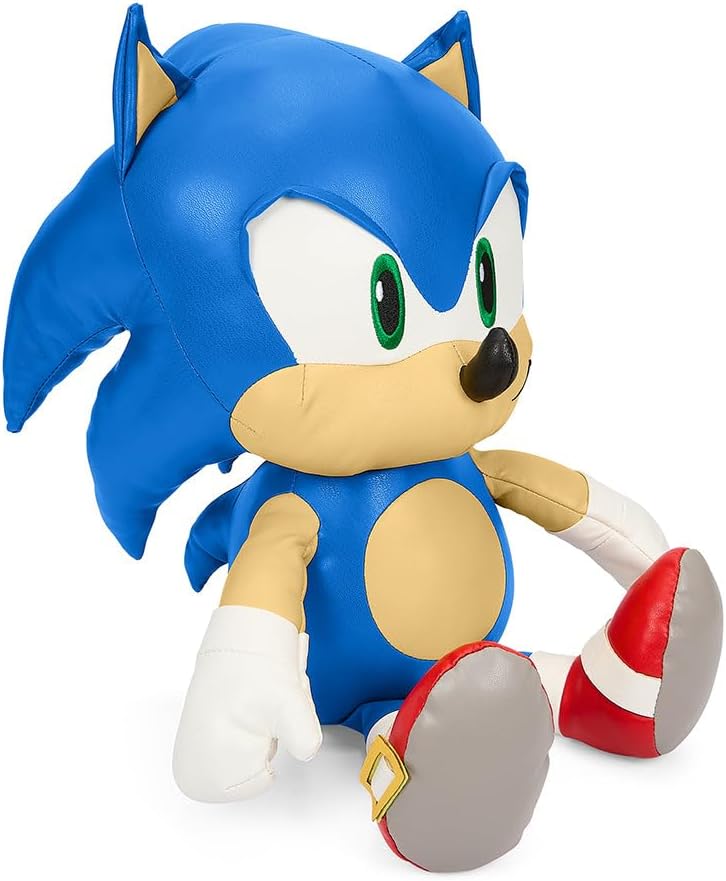Kidrobot Sonic The Hedgehog – Peluche de piel sintética de 16 pulgadas