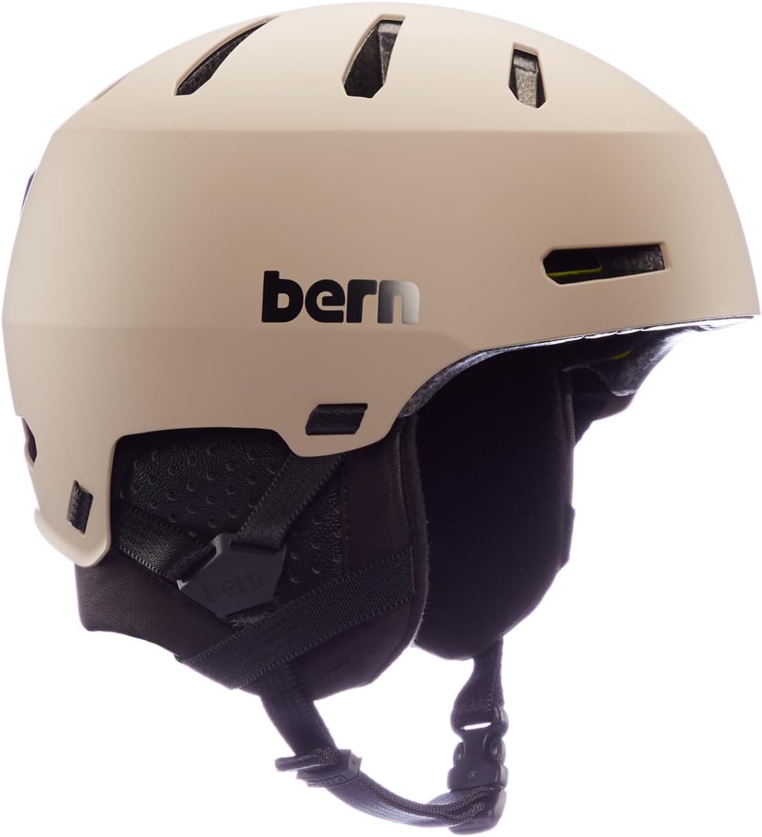 Bern Macon 2.0 – Casco deportivo de esquí y snowboard para hombres y mujeres, estilo borde, certificado multideporte, protección contra impactos