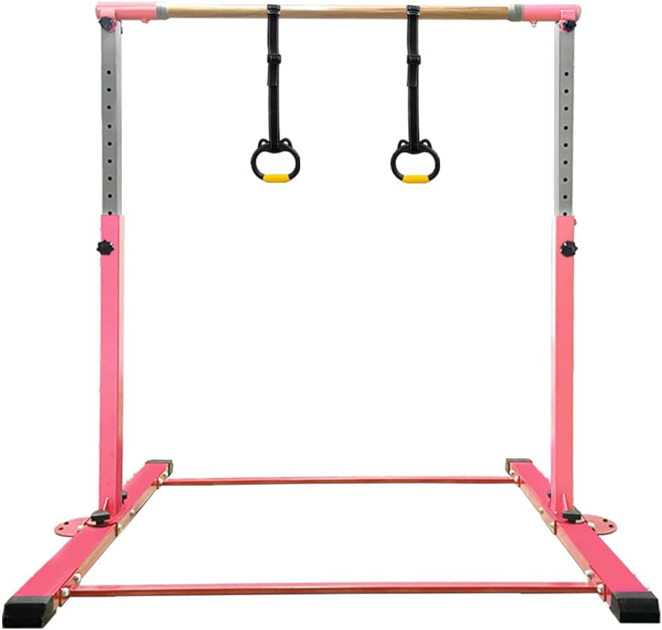 Barra de gimnasia expansible, barra horizontal para niños y niñas, equipo de gimnasia que no se tambalea para entrenamiento en casa, altura