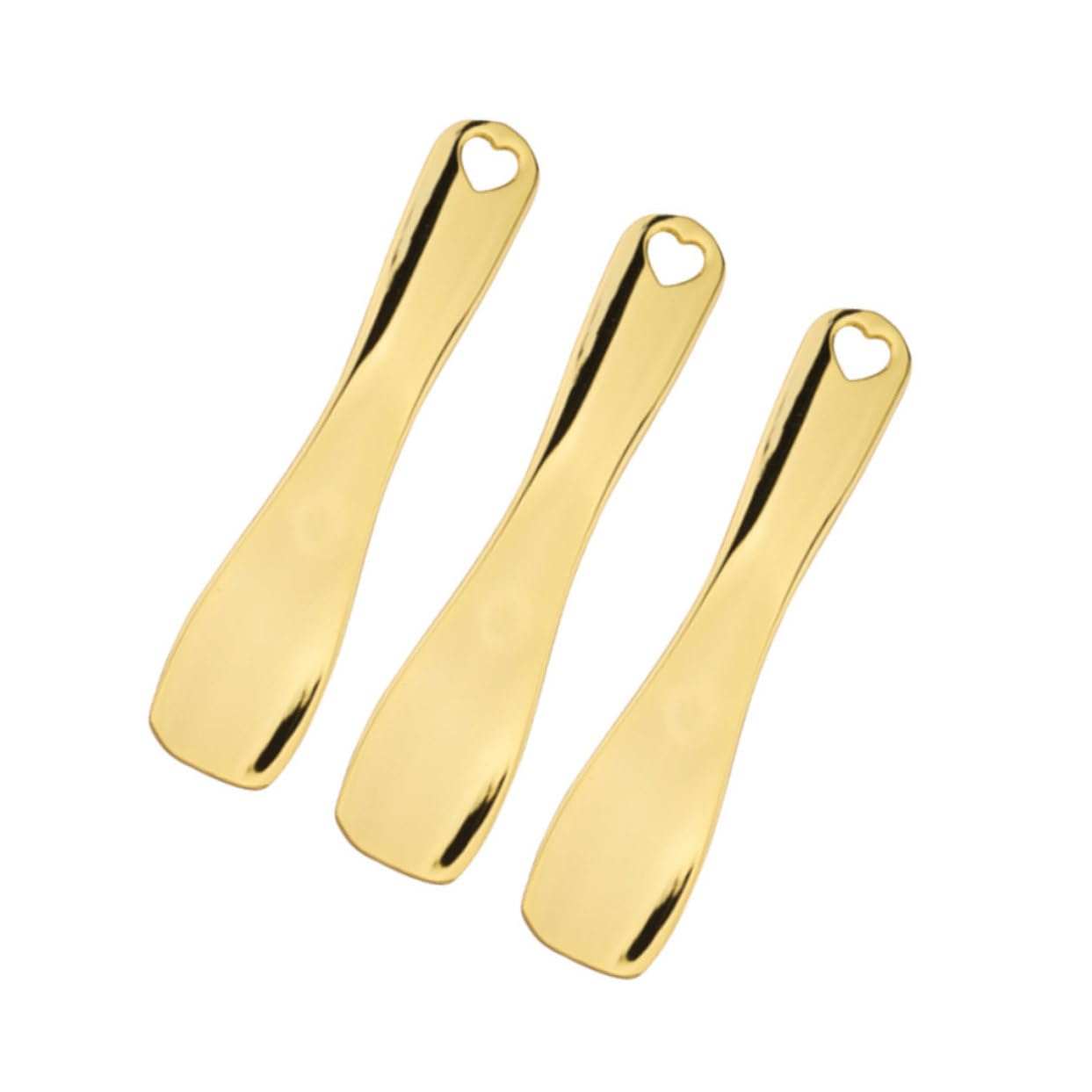 FRCOLOR 6 piezas de espátula de crema facial herramienta raspadora de metal cucharas de maquillaje pequeñas espátula cosmética espátula de
