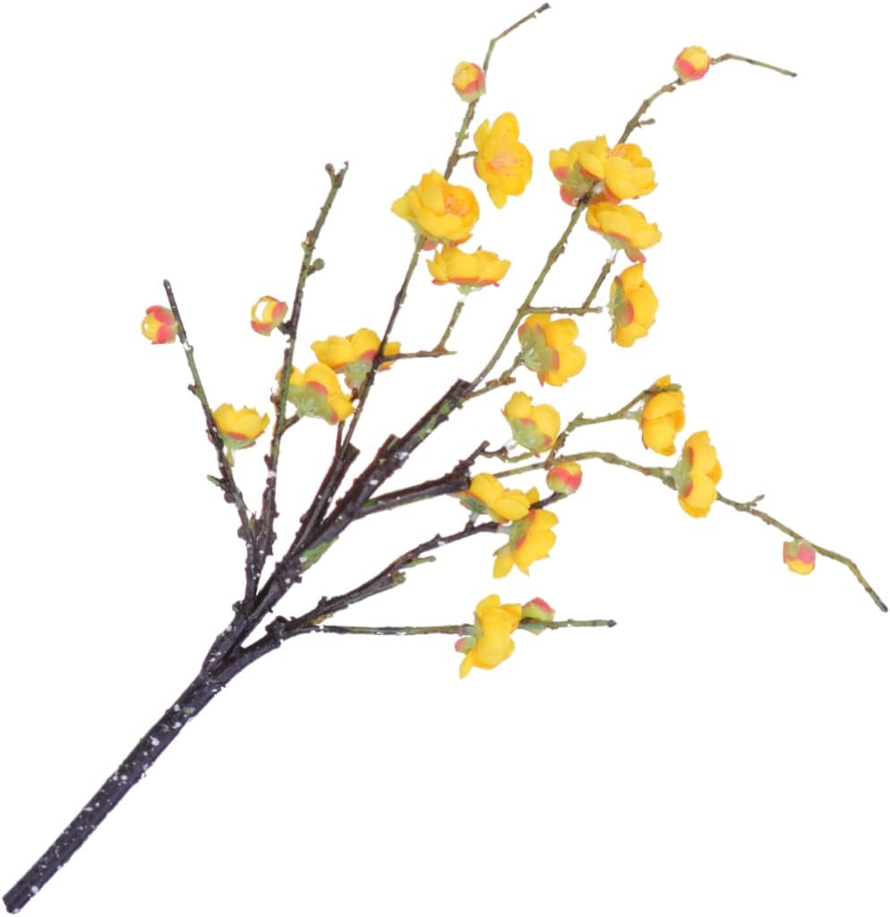 Garneck 3 pcs Bouquet Artificial Flowers Artificial Floral Fake Flower Stems Faux Flower Branches Silk Flower stem Realistic Flower Branches