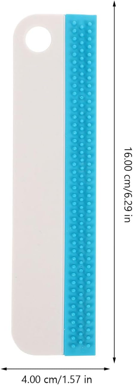 2 unids de silicona limpiaparabrisas de vidrio raspador espejo para el hogar limpiador de azulejos de ducha cepillo de limpieza de silicona