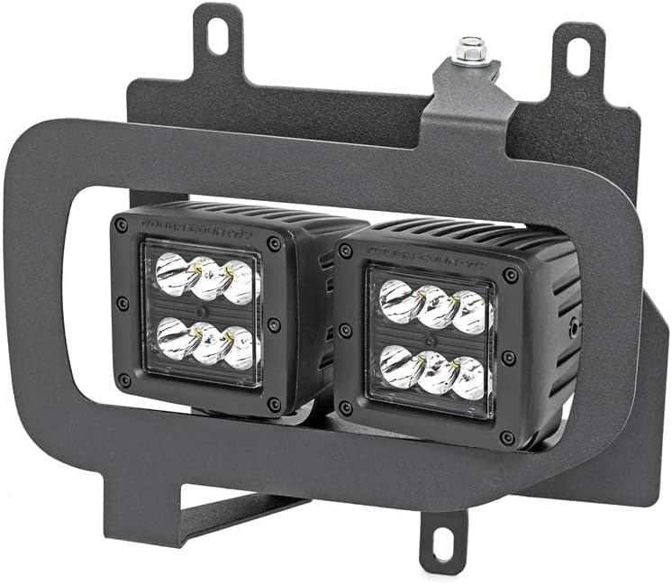 Rough Country Kit de luces antiniebla LED SpotFlood para Ford F-150-70865 2015-2017