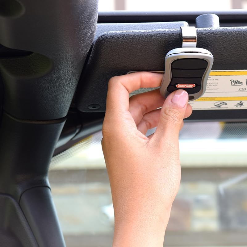 GENIE G3T-R – Mando a distancia de 3 botones con tecnología de seguridad Intellicode controla hasta 3 abridores de puerta de garaje, 1 paquete,