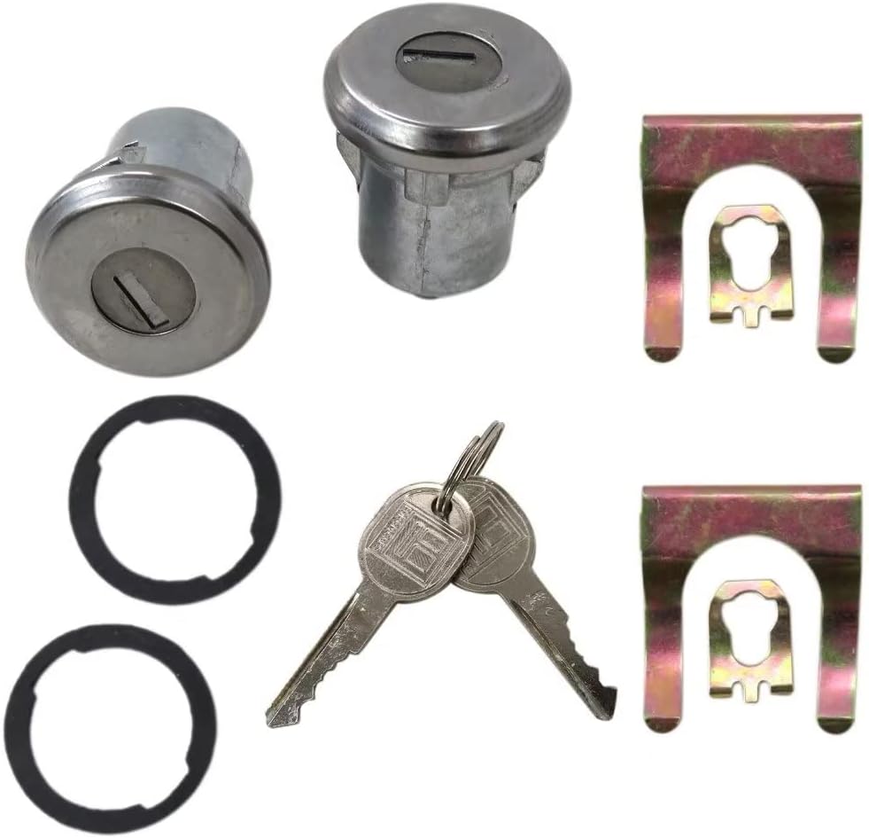 5070006, DL15802 Door Lock Cylinder with Keys for Chevrolet Monza 1975-1980