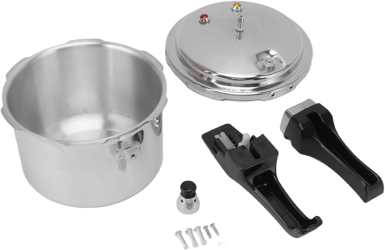 Olla a presión de acero inoxidable de 3 l, olla de sopa para carnes, utensilios de cocina para acampar al aire libre, estufa de gas, olla a presión