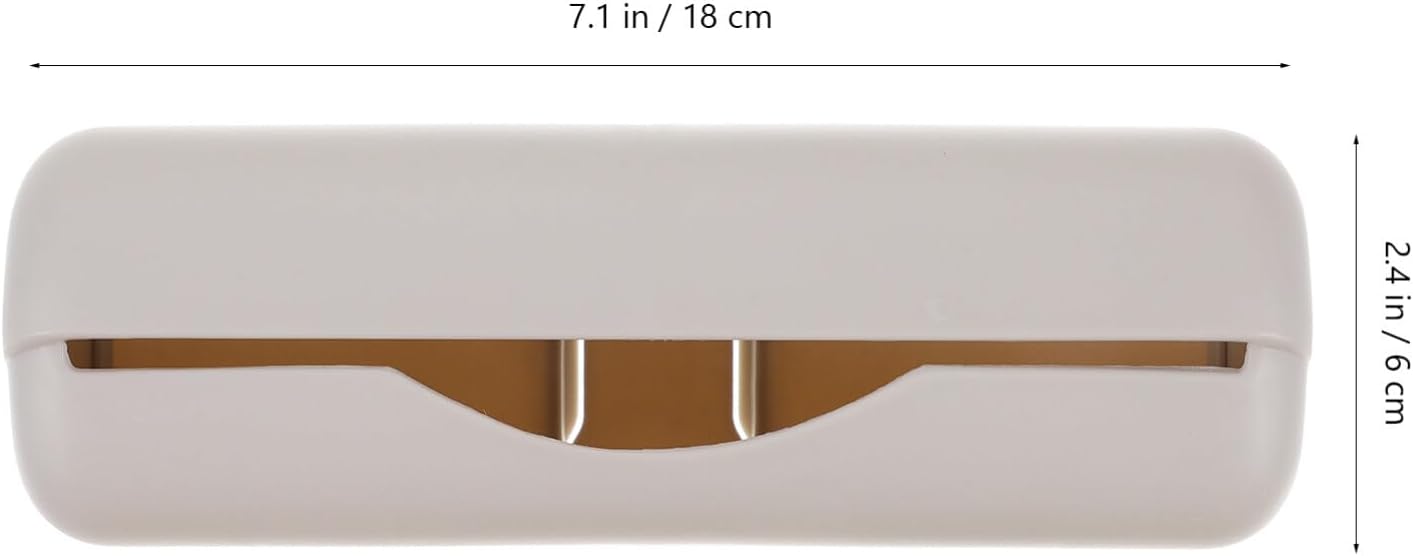 Cabilock Soporte para bolsas de plástico montado en la pared, dispensador de bolsas de basura, soporte para rollo, dispensador de almacenamiento