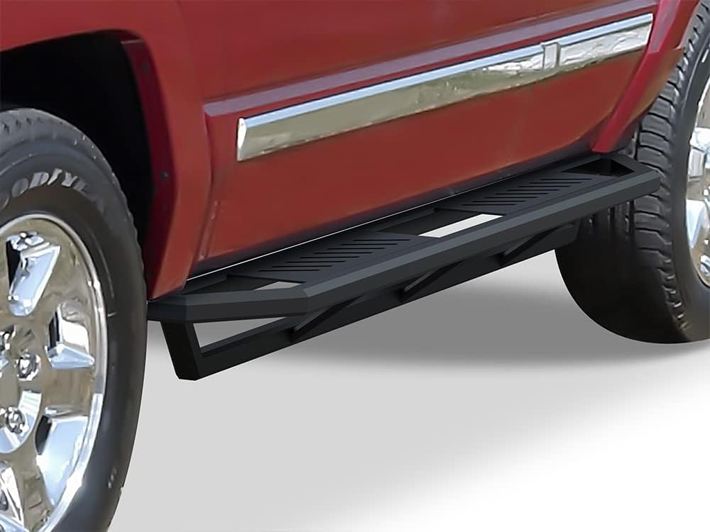 APS Armadura de peldaños laterales todoterreno compatible con Jeep Commander 2006-2010 y Jeep Grand Cherokee 2005-2010 estilo iArmor Aircraft