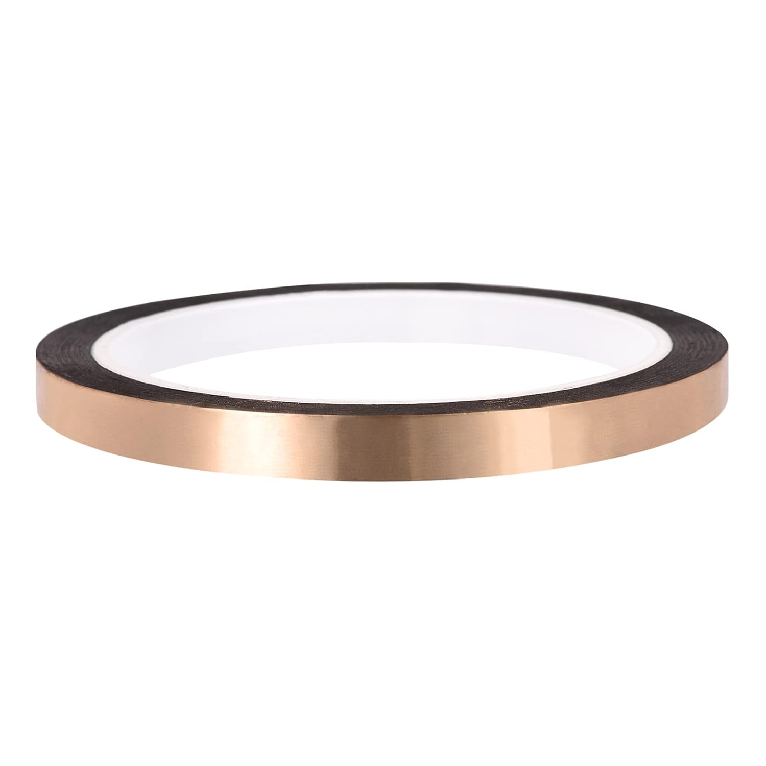 Rebower Cinta de película de poliéster metalizado en tono dorado para pared decorativa, embalaje, impresión – 0.39 pulgadas x 164 pies1 rollo