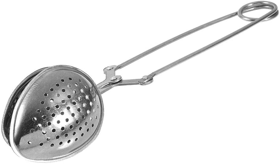 Colador de té, filtro infusor de acero inoxidable en forma de bola, filtro para tés de hojas sueltas, pellizcador de gotas de agua