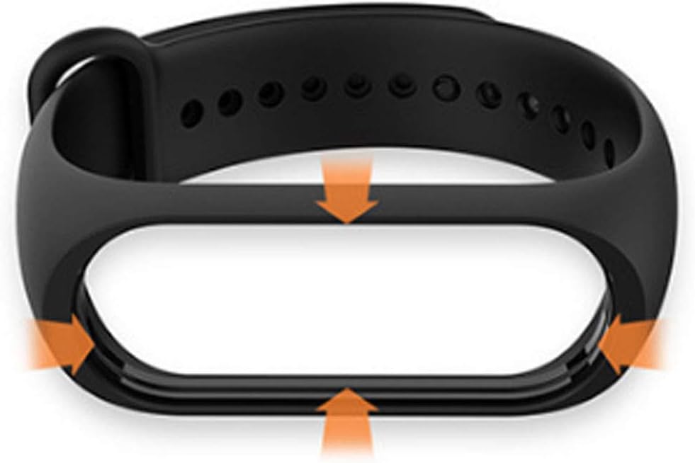 Bandas de repuesto compatibles con Xiaomi Mi Band 3Xiaomi Mi band4, pulseras de silicona para mujeres y hombres