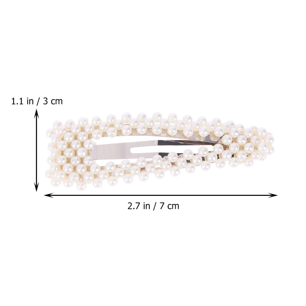 FRCOLOR 2 pasadores para el cabello con brillantes, pinzas para el cabello de perlas, perlas, cuentas de cristal, accesorios para el cabello,