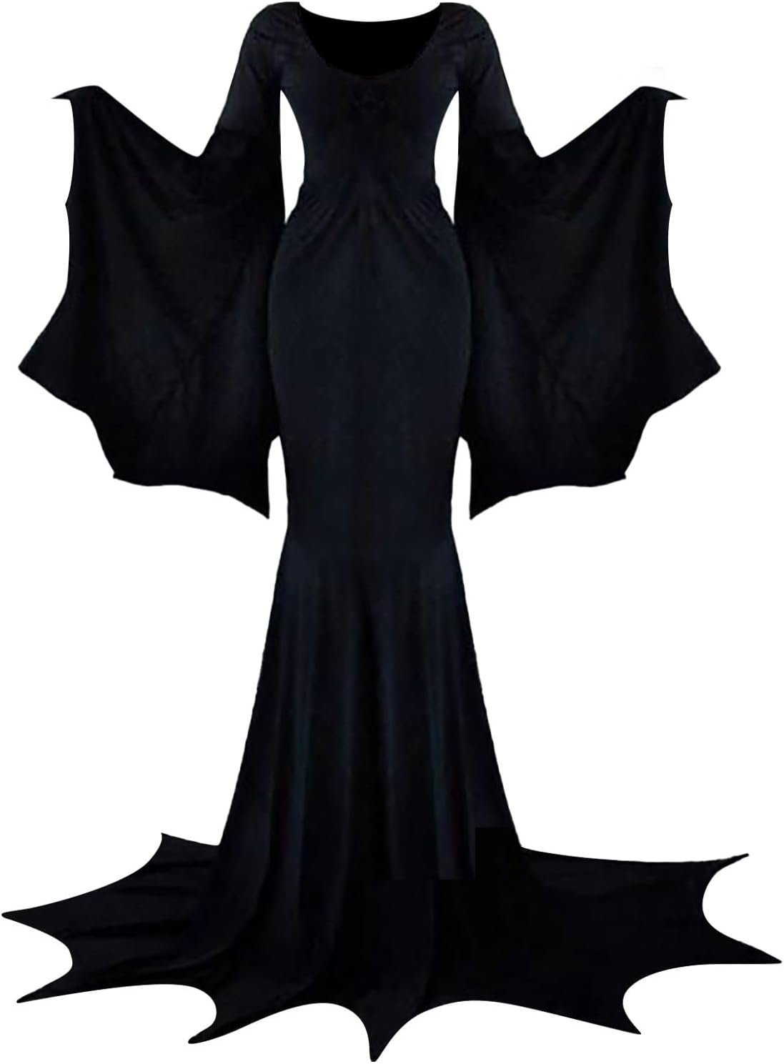 Vestido gótico sexy para mujer, minivestidos delgados con mangas de murciélago, vestido de cóctel para Halloween, cosplay, vestido vintage