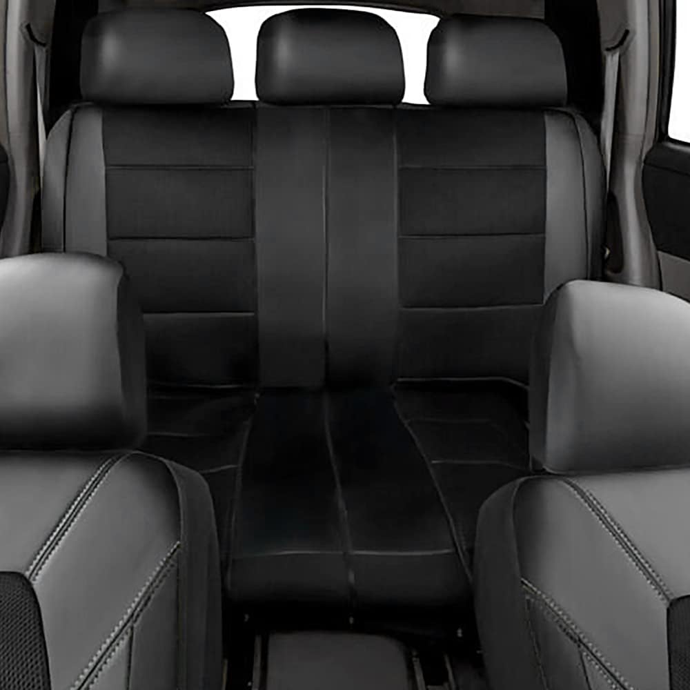 Asiento delantero de coche para Mazda 2 Mazda2 2007-2019 5 asientos, piel sintética + funda de asiento de tela, cómoda funda de asiento de