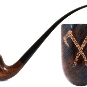 Pipa de fumar tabaco larga de 10.2′ – (10.2 in) para filtro de 0.354 in. Vikings, Valhalla Envío en todo el mundo., Marrón Pipa de fumar tabaco larga de 10.2′ – (10.2 in) para filtro de 0.354 in. Vikings, Valhalla Envío en todo el mundo., Marrón